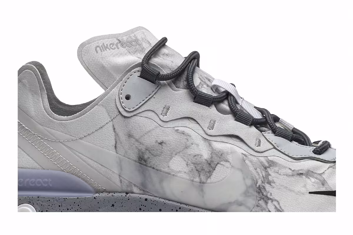 Kendrick Lamar x Nike React Element 55 Pure Platinum, view 3