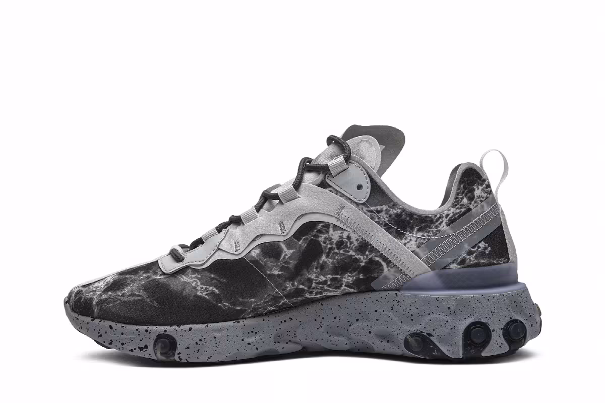 Kendrick Lamar x Nike React Element 55 Pure Platinum, view 4
