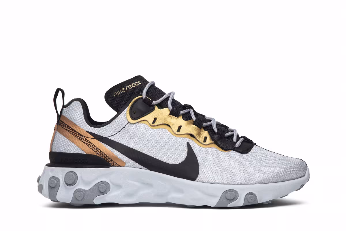 Nike React Element 55 Gold Ranger, view 2