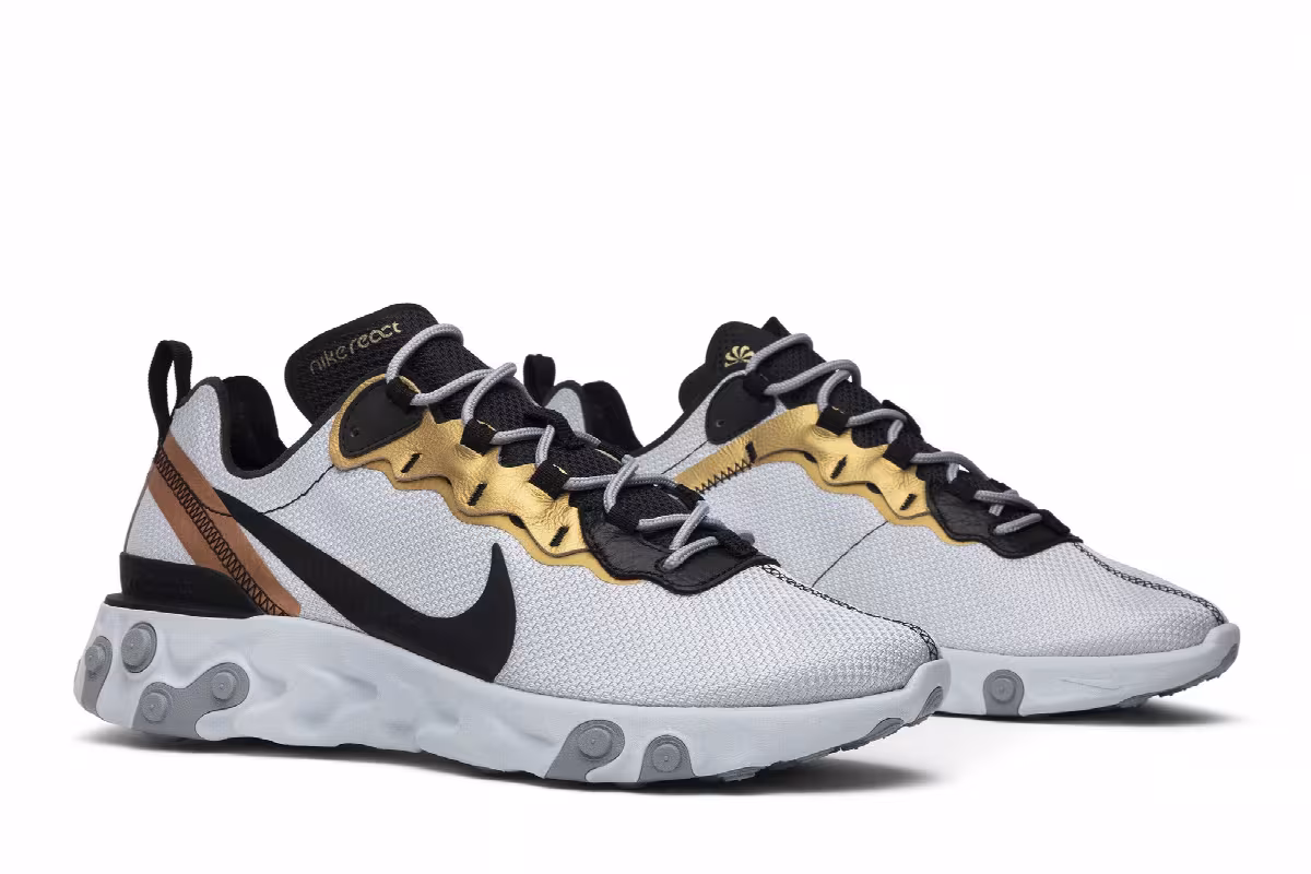 Nike React Element 55 Gold Ranger, view 9