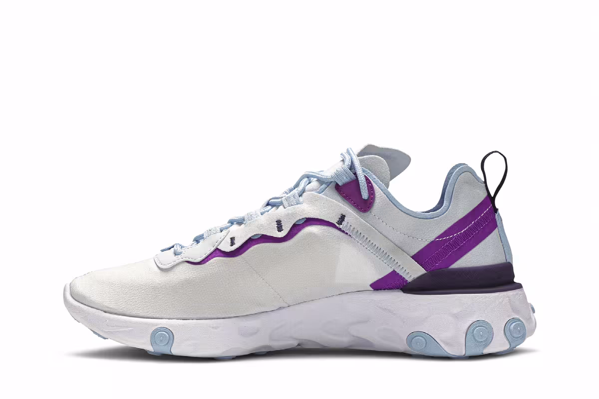 Nike Women's React Element 55 Psychic Blue, view 4