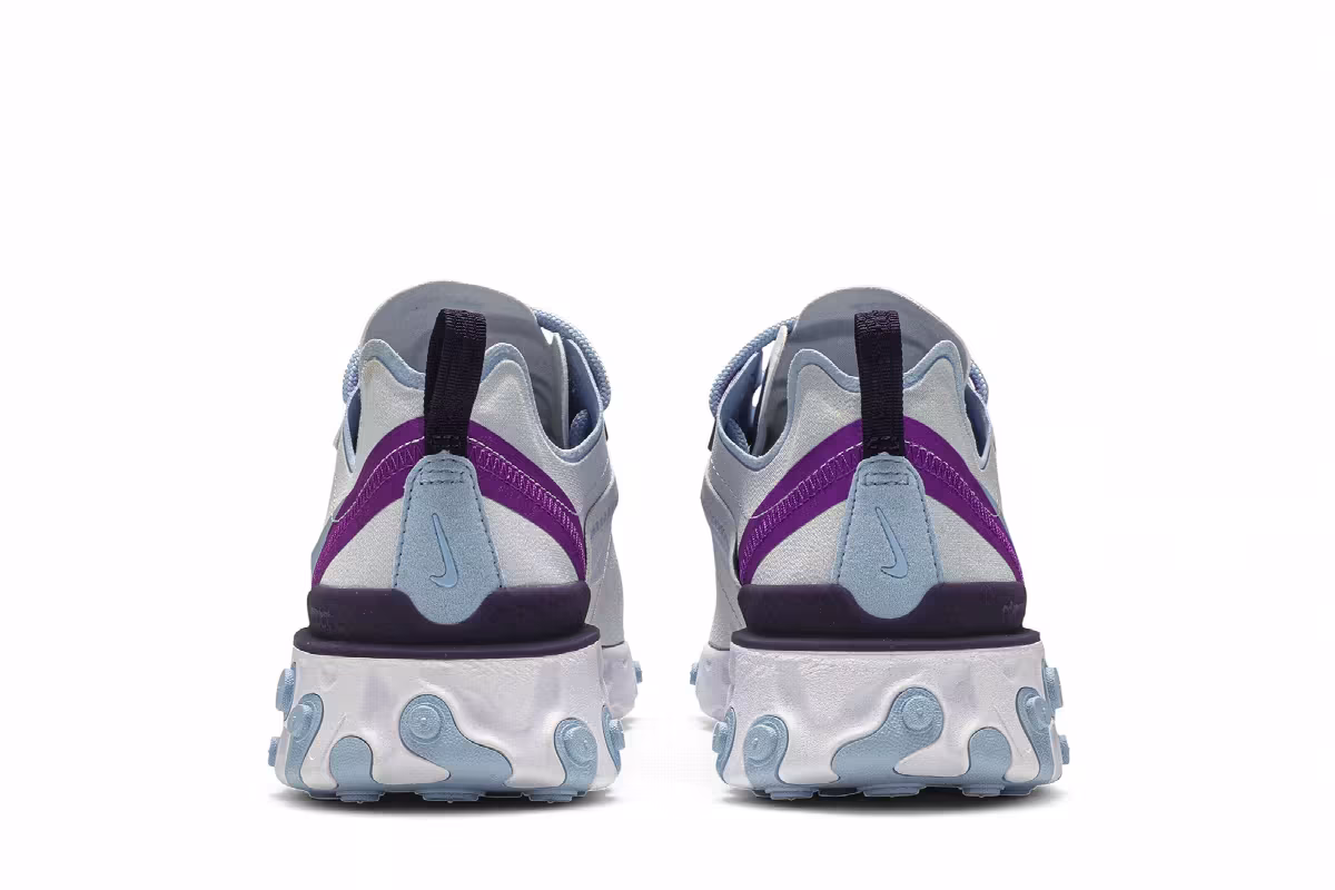 Nike Women's React Element 55 Psychic Blue, view 7