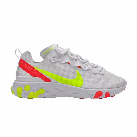 Nike React Element 55 'Checkered White Crimson Volt'