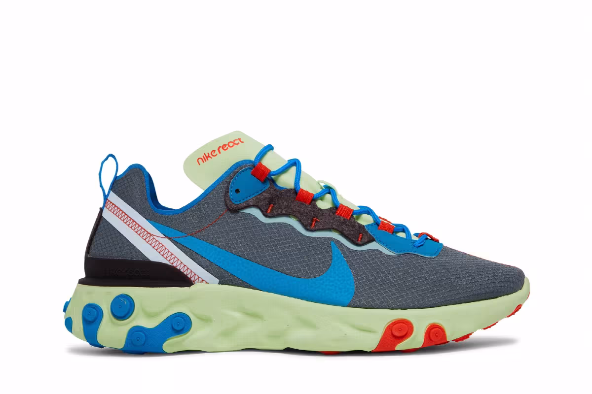Nike React Element 55 SE Volt Stardust, view 2