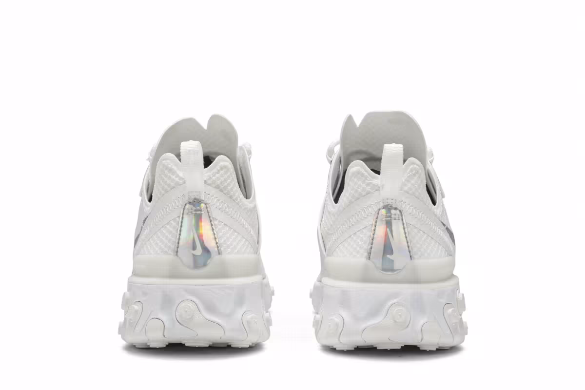 Nike Women's React Element 55 White Iridescent, view 7
