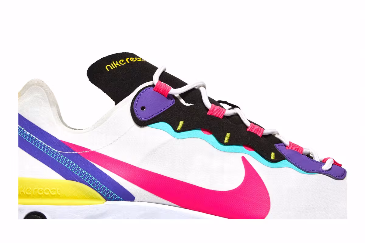 Nike React Element 55 Hyper Pink, view 3