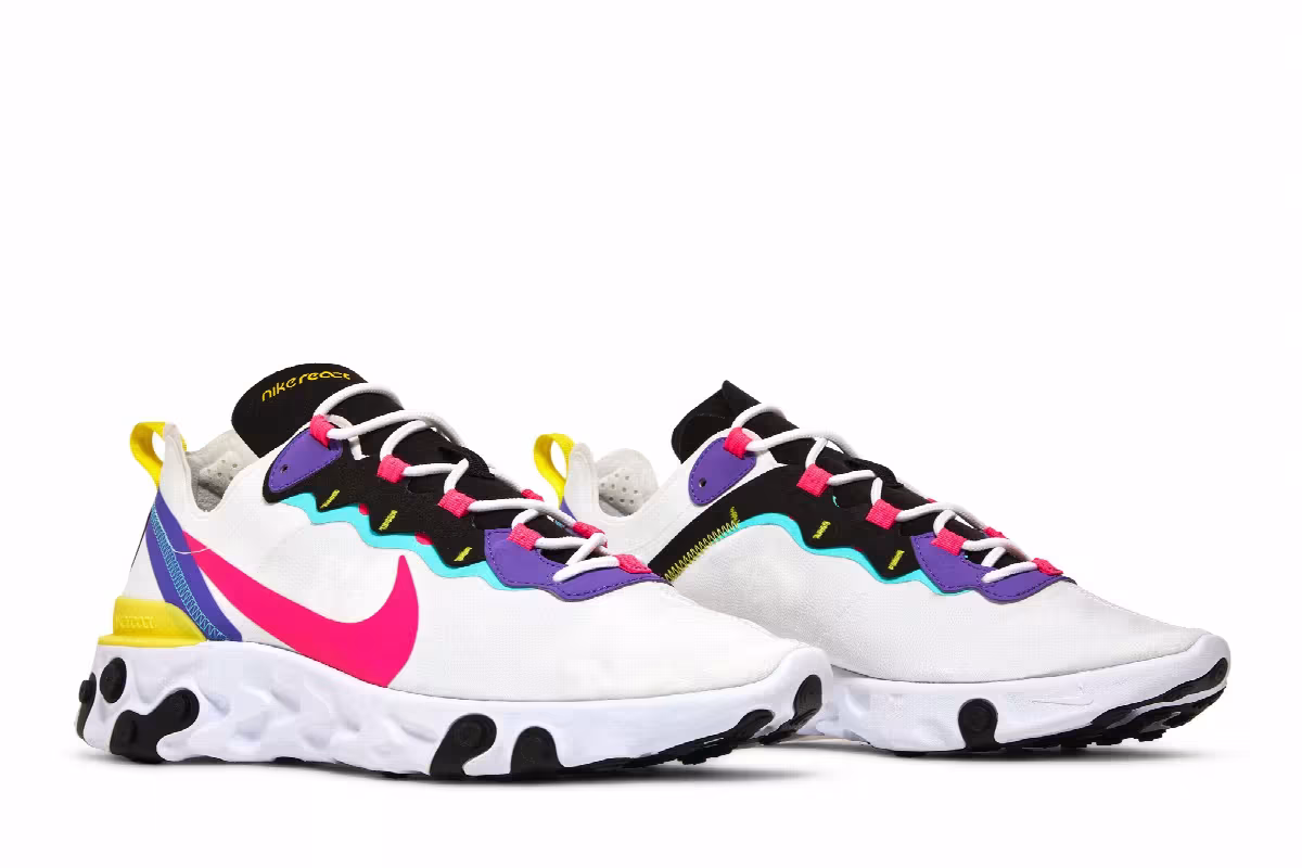 Nike React Element 55 Hyper Pink, view 9