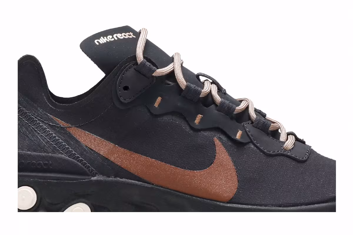 Nike Women's React Element 55 Oil Grey, view 3
