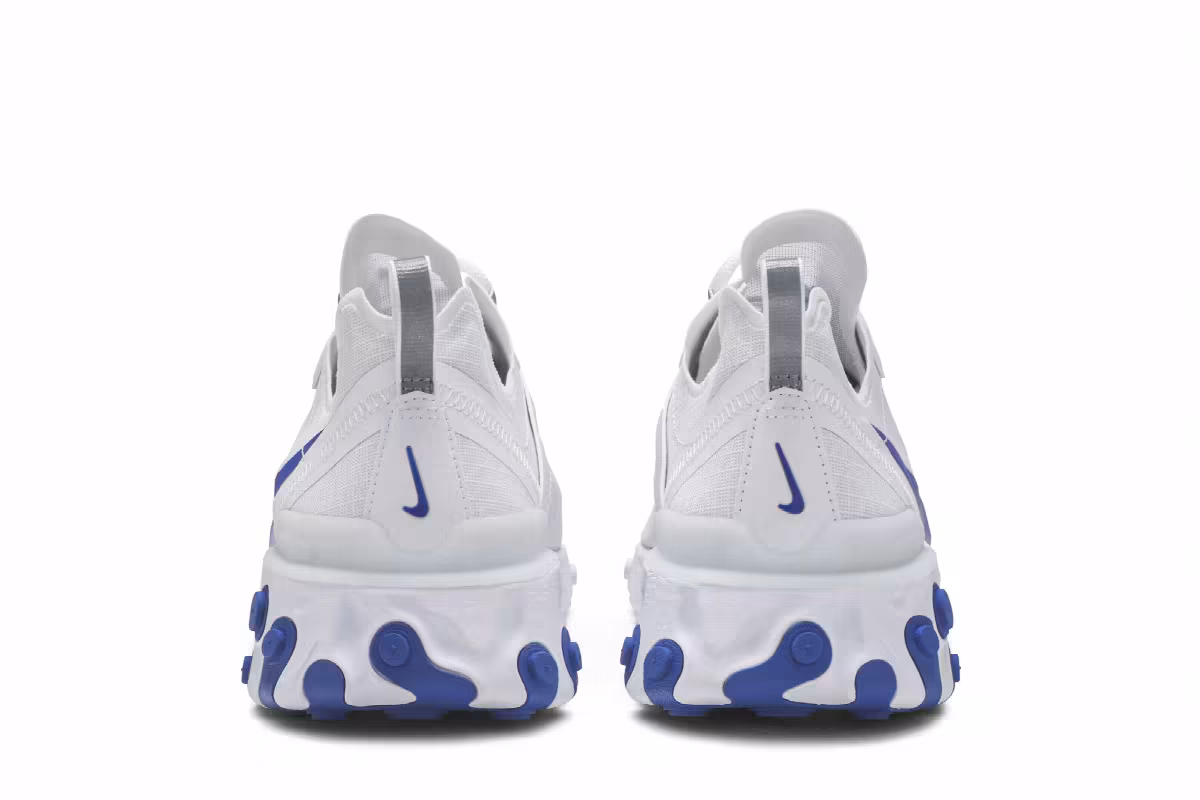 Nike React Element 55 White Game Royal, view 7