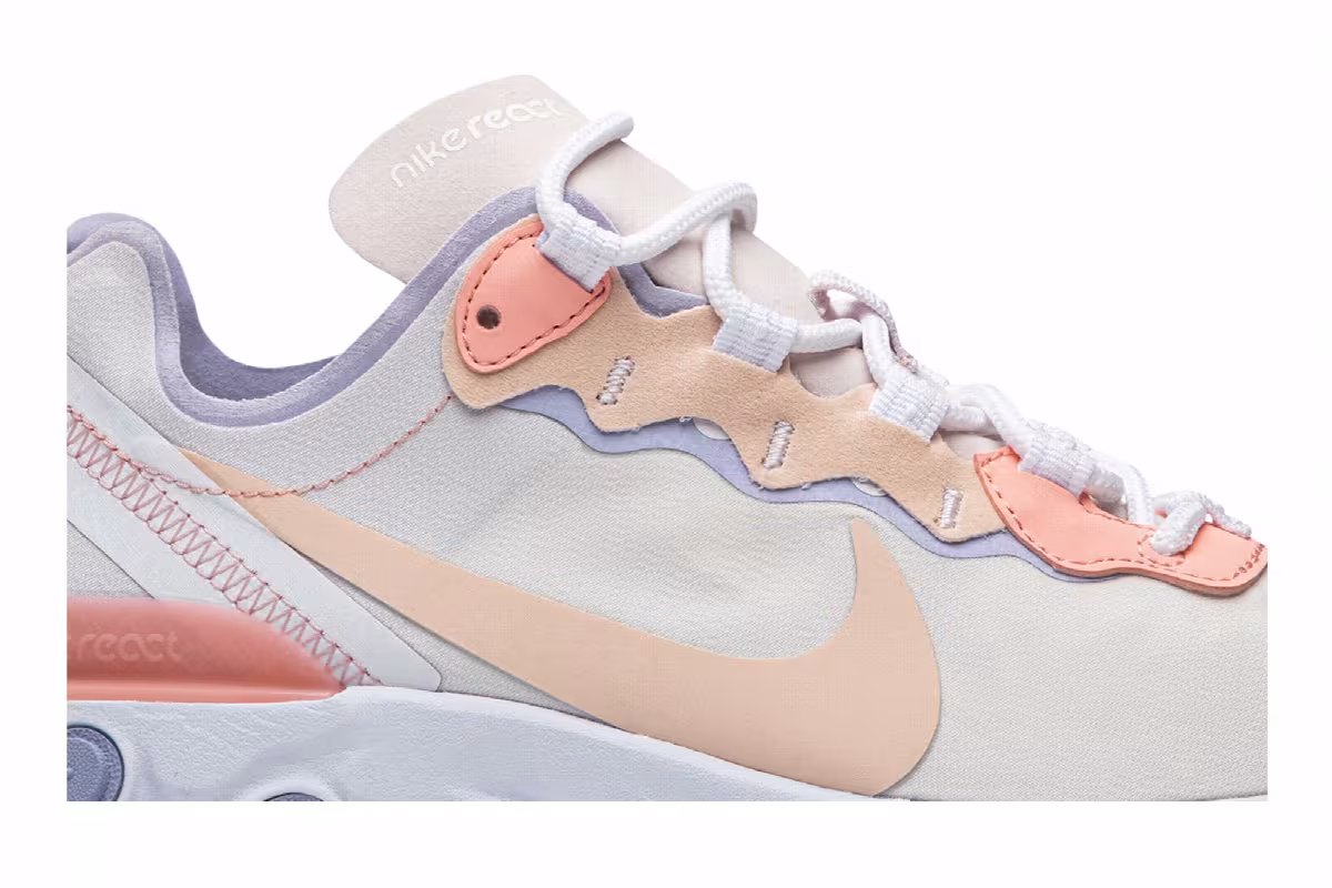 Nike Women's React Element 55 Pale Pink, view 3