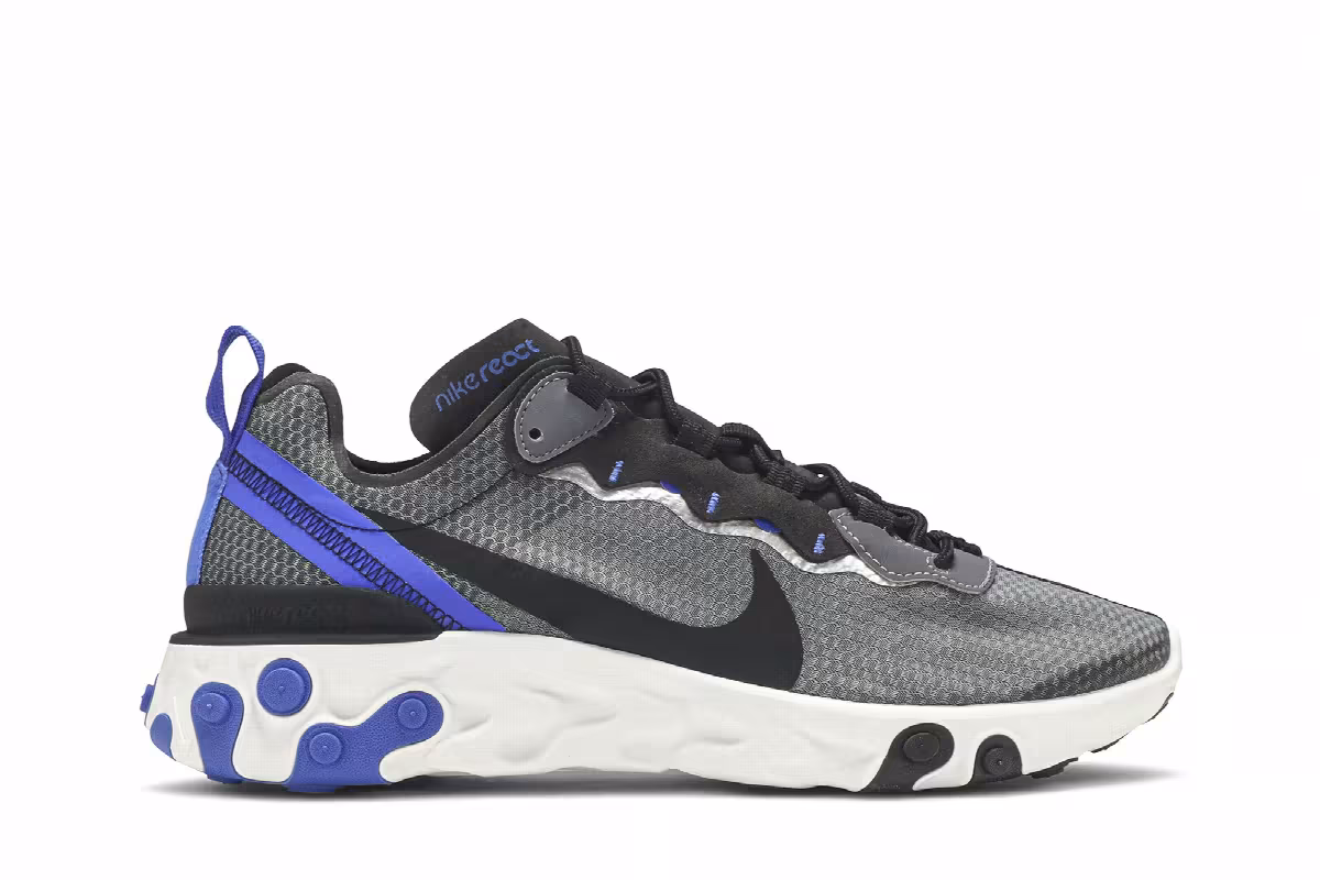 Nike React Element 55 Racer Blue, view 2