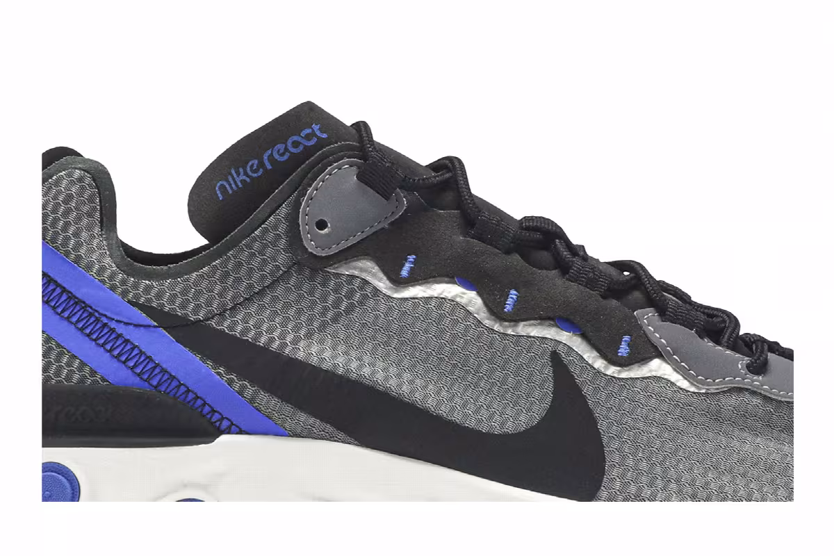 Nike React Element 55 Racer Blue, view 3