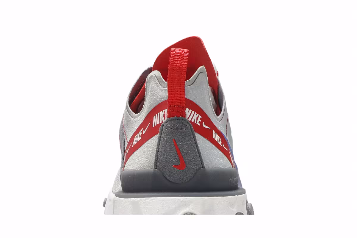 Nike React Element 55 Grey Royal Red, view 8