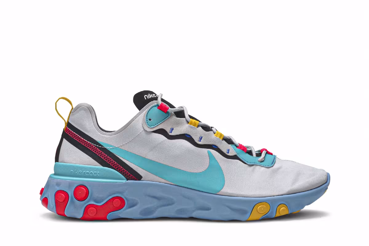 Nike React Element 55 Teal Nebula, view 2