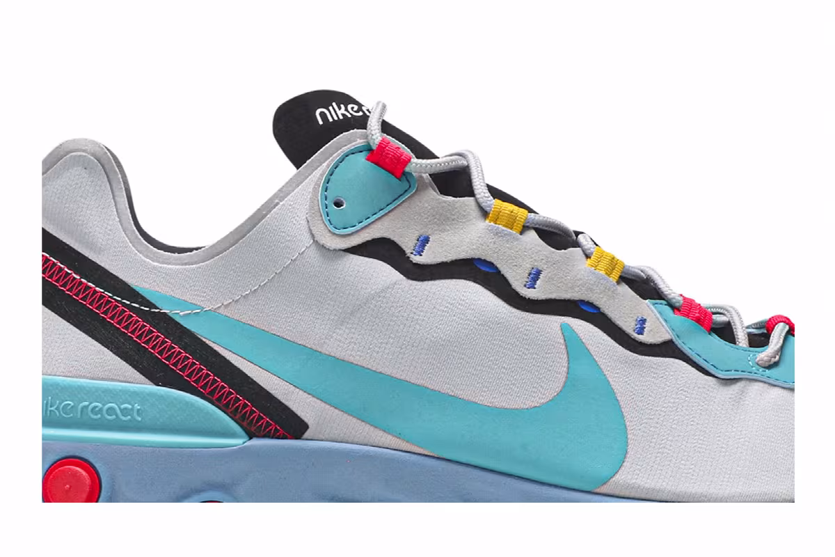 Nike React Element 55 Teal Nebula, view 3