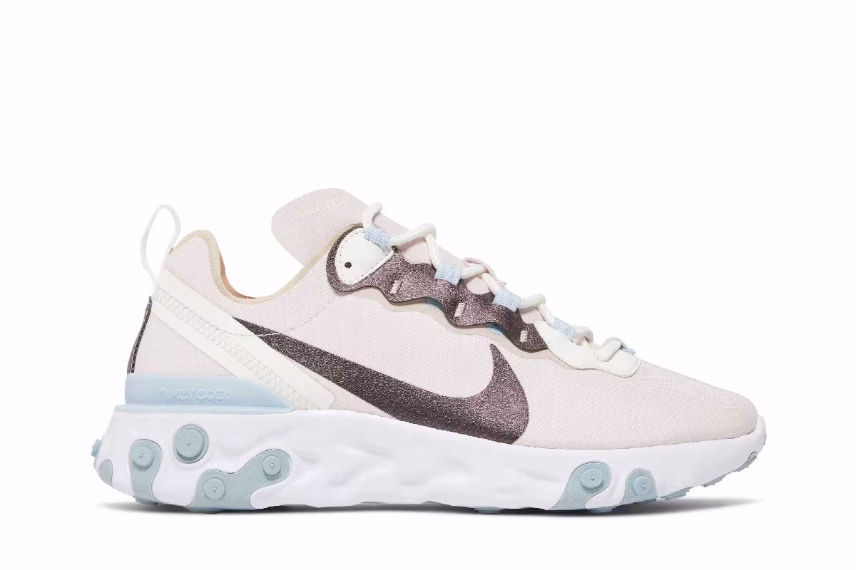 Nike Women's React Element 55 SE Barely Rose, view 2