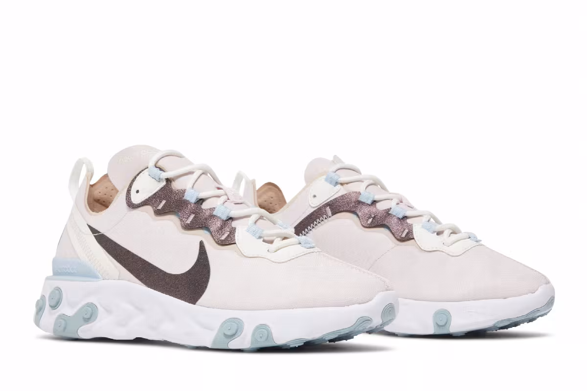 Nike Women's React Element 55 SE Barely Rose, view 9