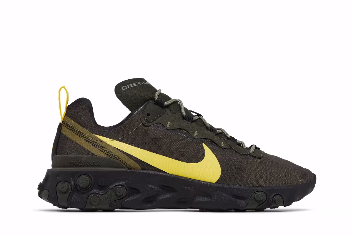 Nike React Element 55 Oregon Ducks, view 2
