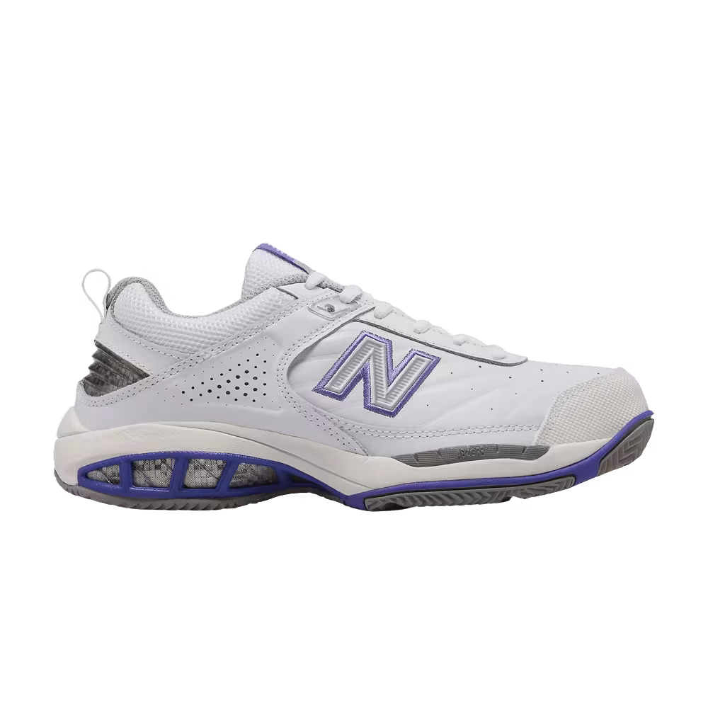 New Balance Women's 806 Wide White Purple