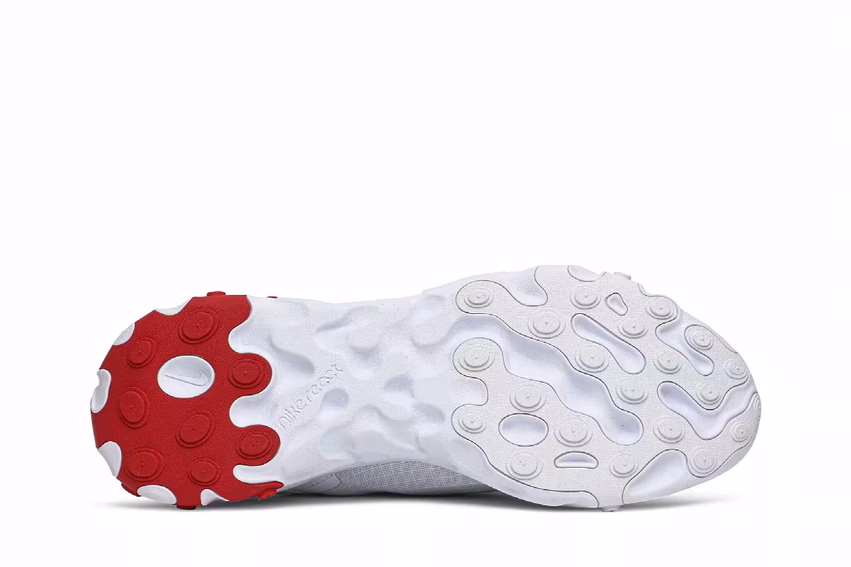 Nike React Element 55 White University Red, view 5