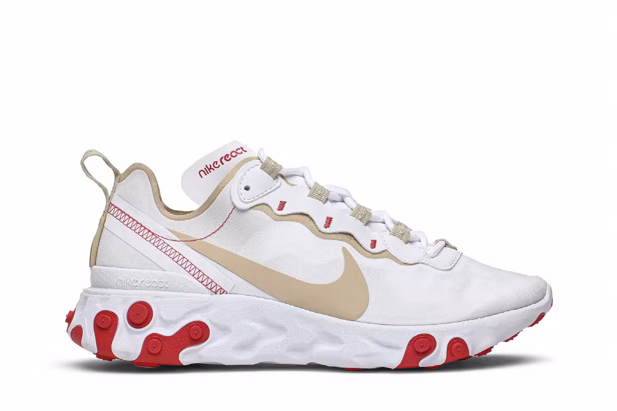 Nike Women's React Element 55 White Desert Ember, view 2