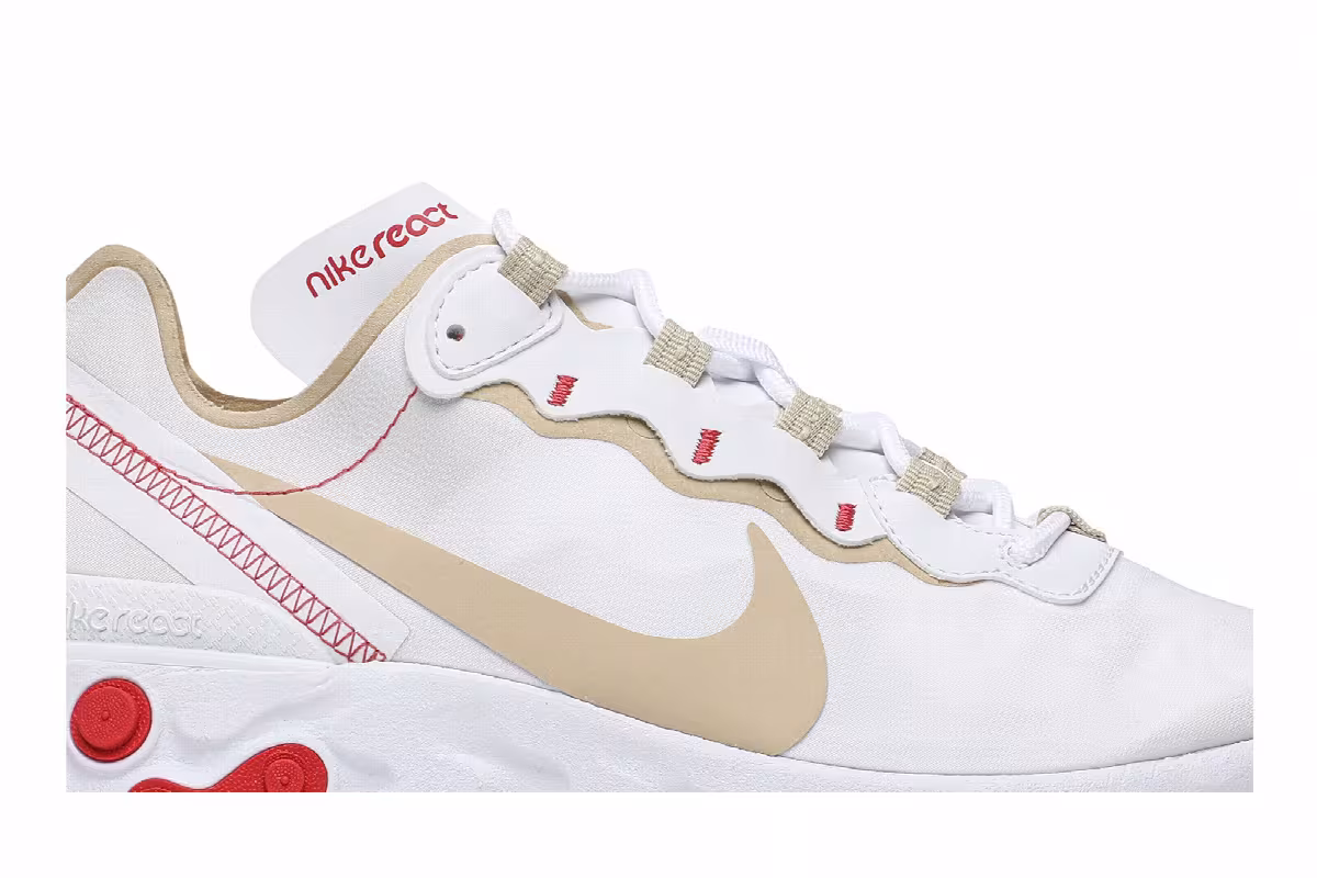 Nike Women's React Element 55 White Desert Ember, view 3