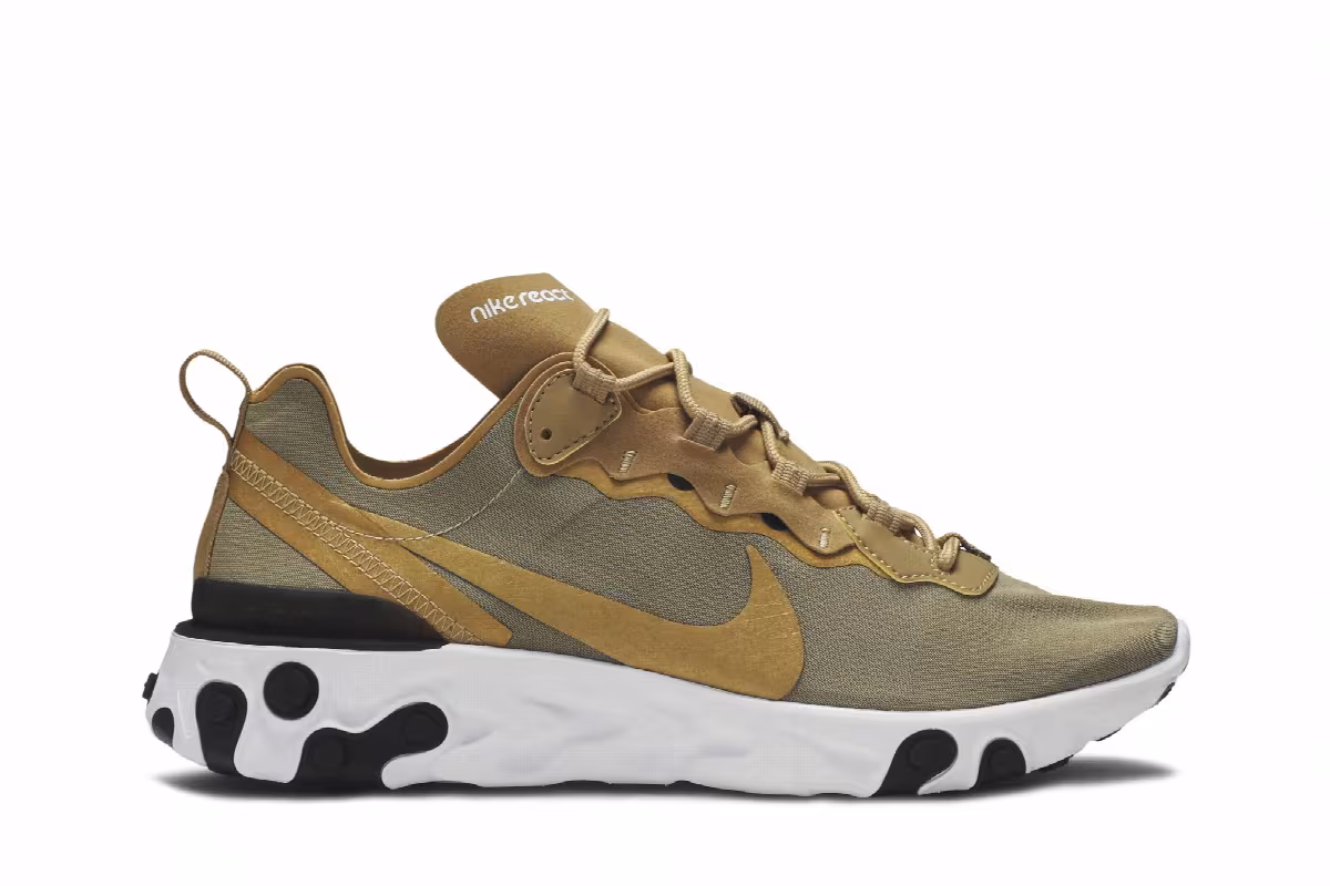 Nike React Element 55 Metallic Gold, view 2