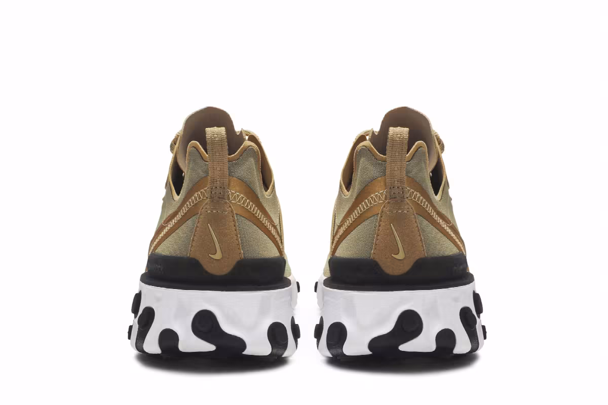 Nike React Element 55 Metallic Gold, view 7
