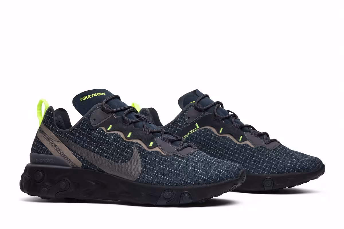 Nike React Element 55 Grid - Armory Navy, view 9