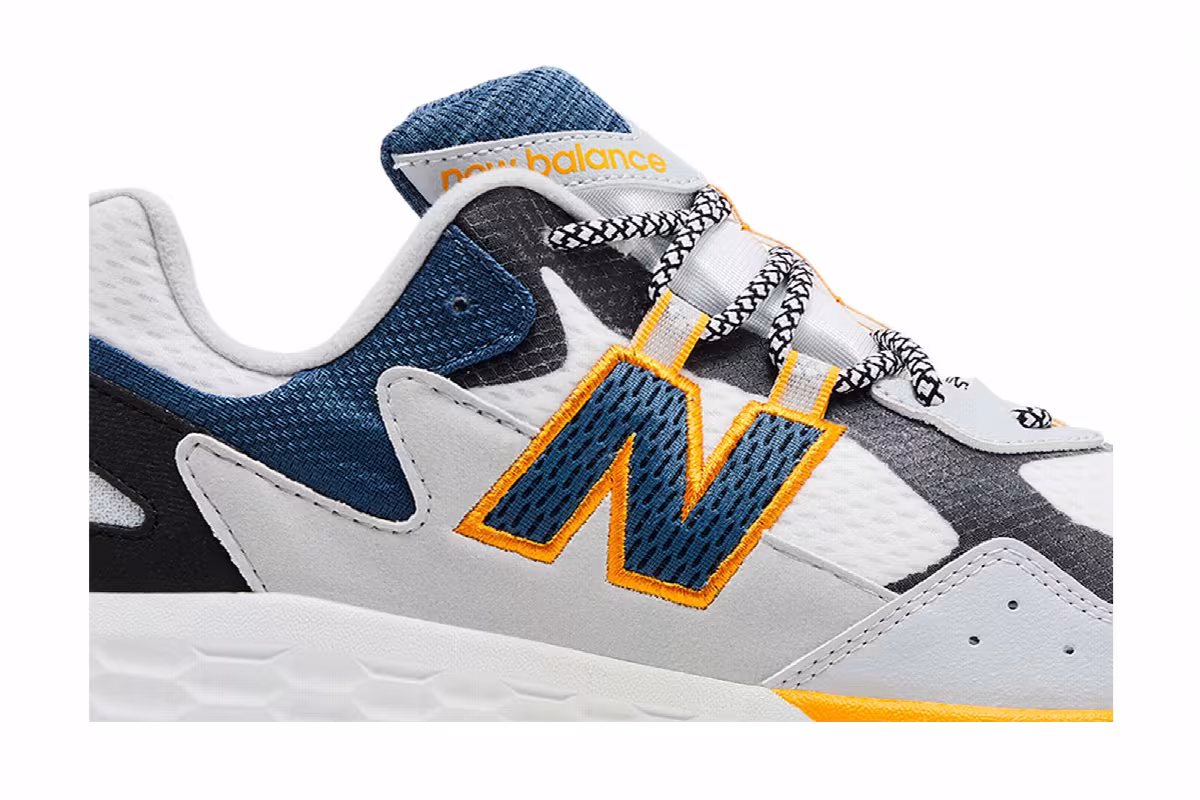 New Balance Fresh Foam Crag v2 White Chromatic Yellow, view 3