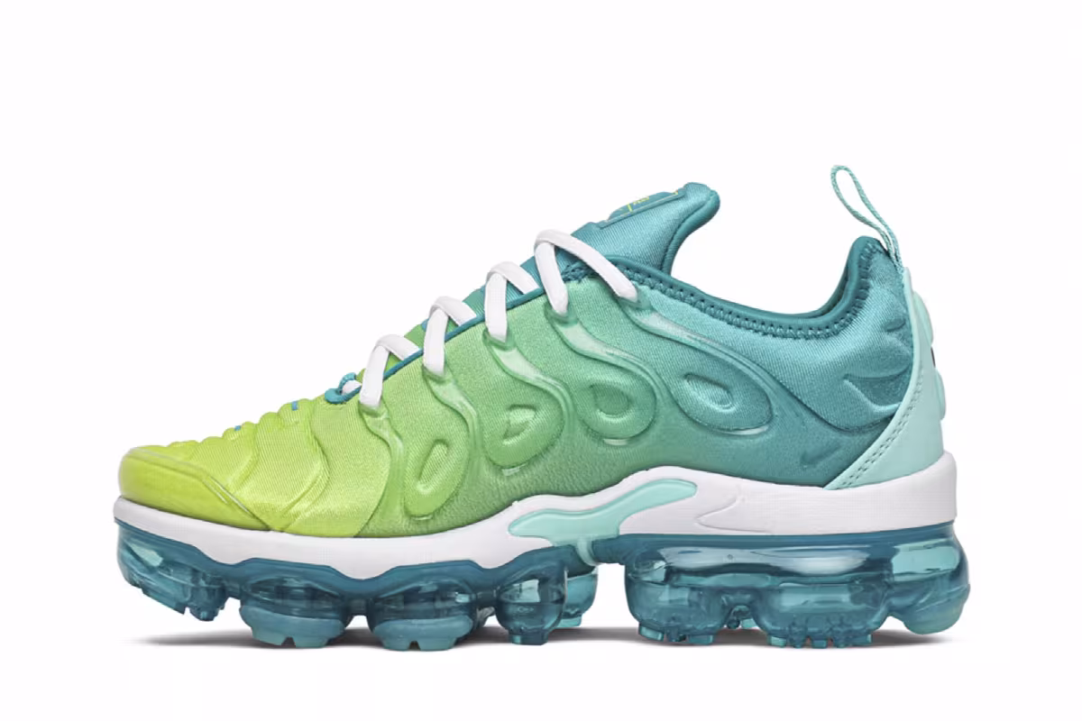 Nike Women's Air VaporMax Plus Lemon Lime, view 4