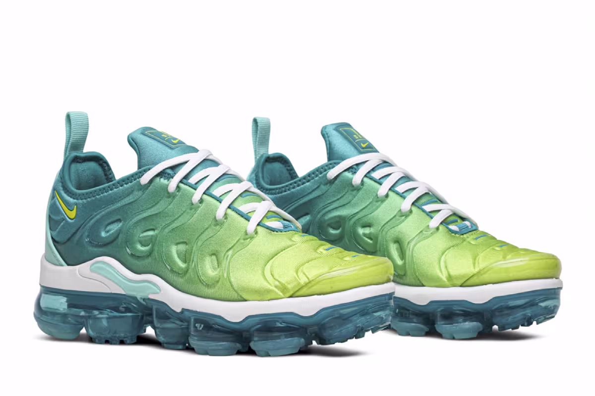 Nike Women's Air VaporMax Plus Lemon Lime, view 9