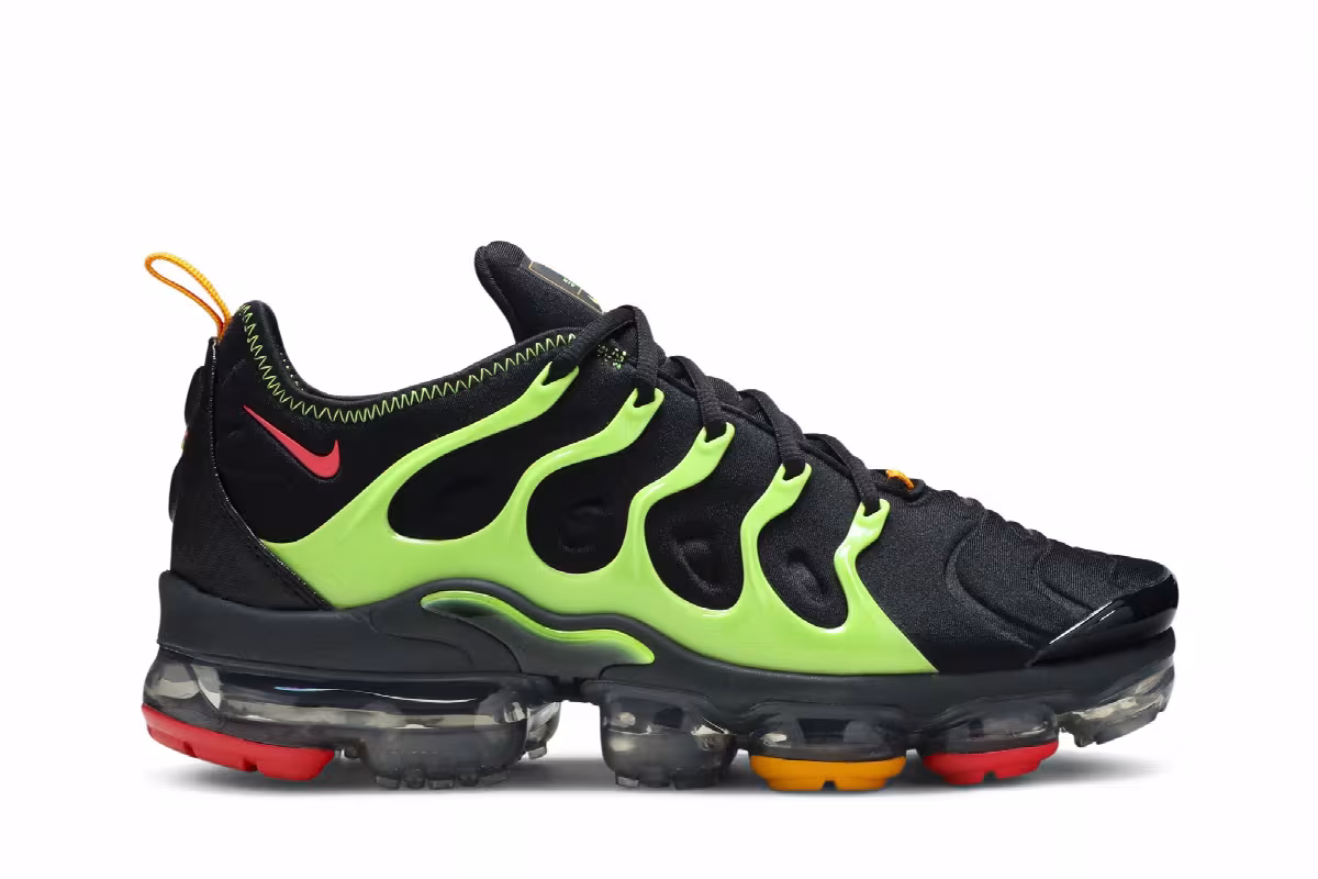 Nike Air VaporMax Plus Lime Green, view 2