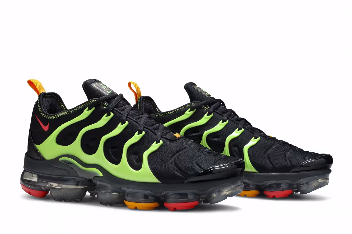 Nike Air VaporMax Plus Lime Green, view 9