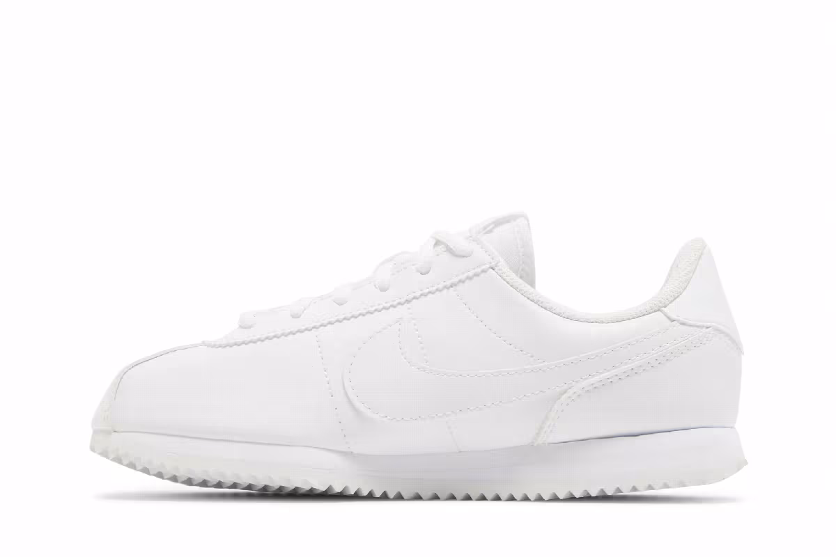 Nike Cortez Basic SL GS Triple White, view 4