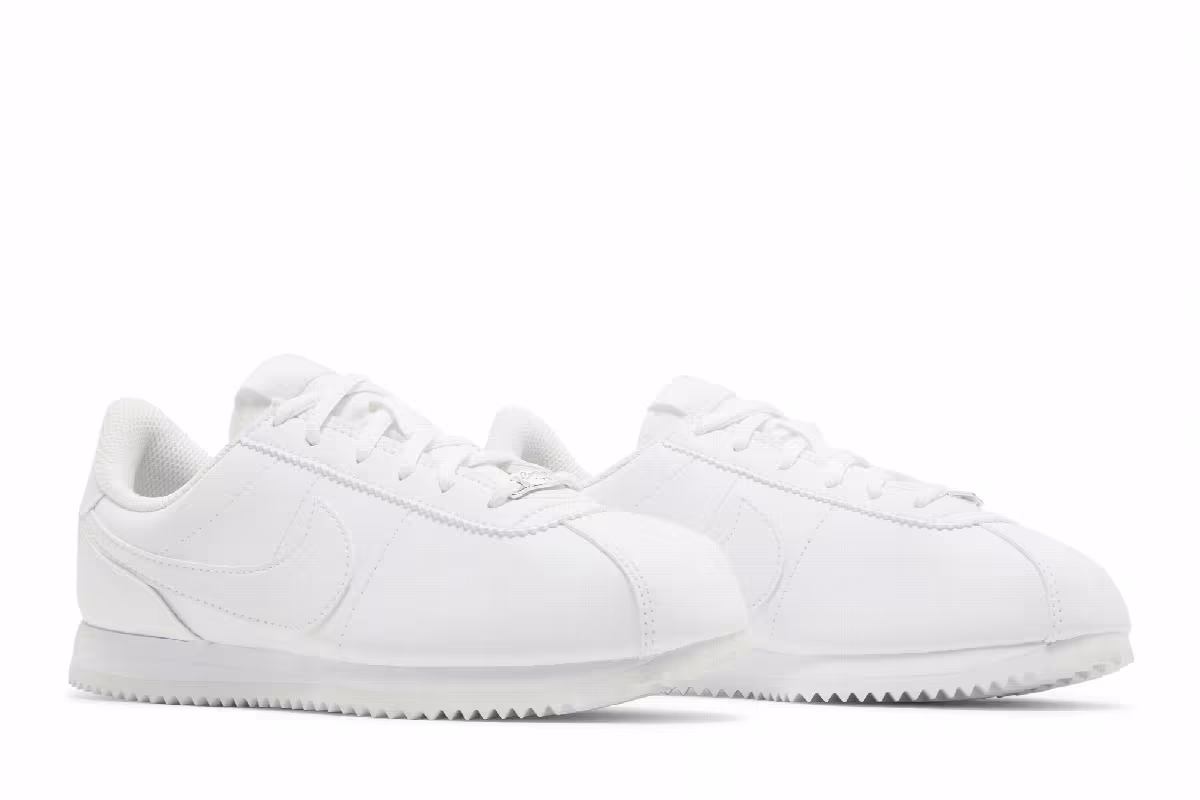 Nike Cortez Basic SL GS Triple White, view 9