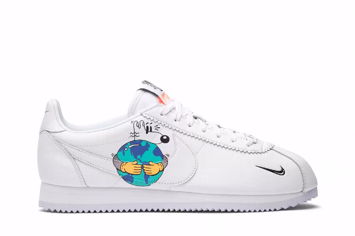 Steve Harrington x Nike Cortez Flyleather QS Earth Day, view 2