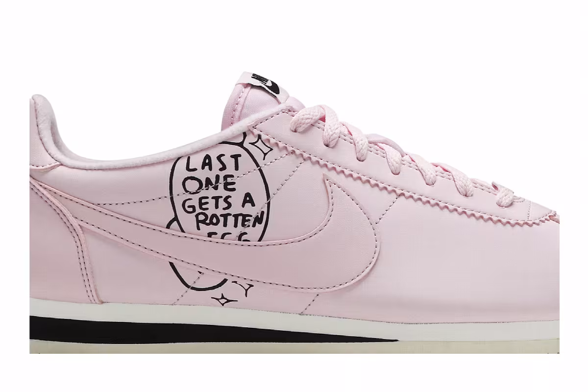 Nathan Bell x Nike Classic Cortez Pink Foam, view 3
