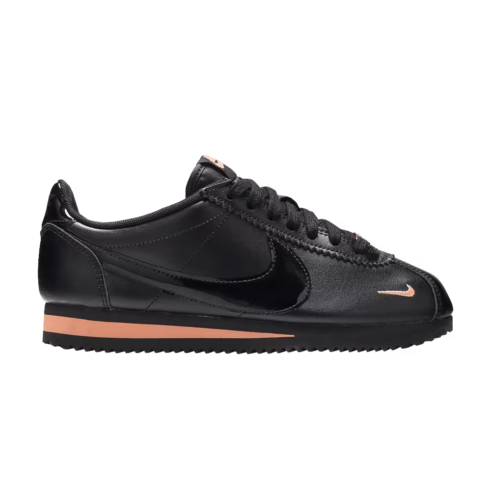 Nike Women's Classic Cortez Premium Black Rose Gold