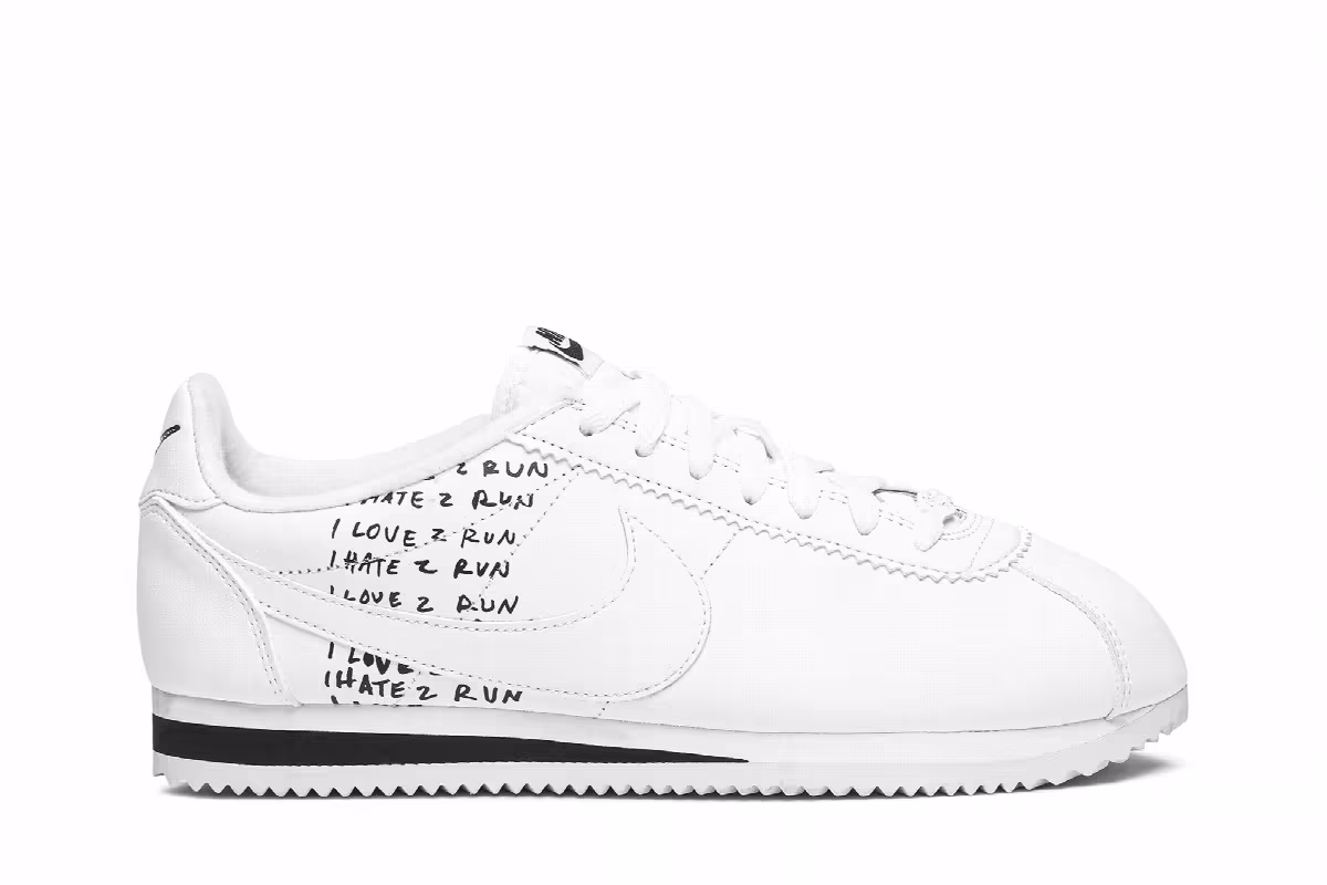 Nathan Bell x Nike Classic Cortez White, view 2