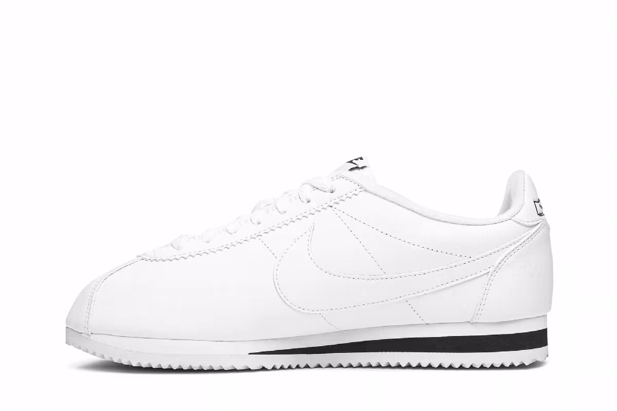 Nathan Bell x Nike Classic Cortez White, view 4