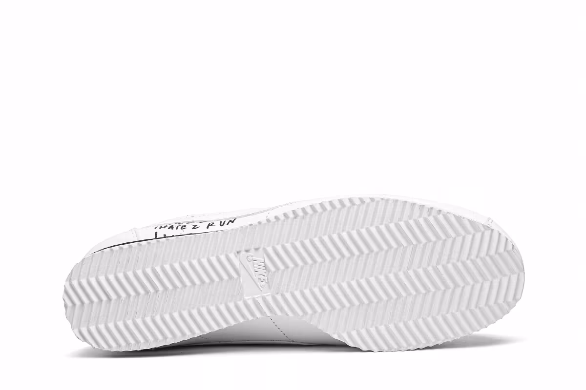 Nathan Bell x Nike Classic Cortez White, view 5
