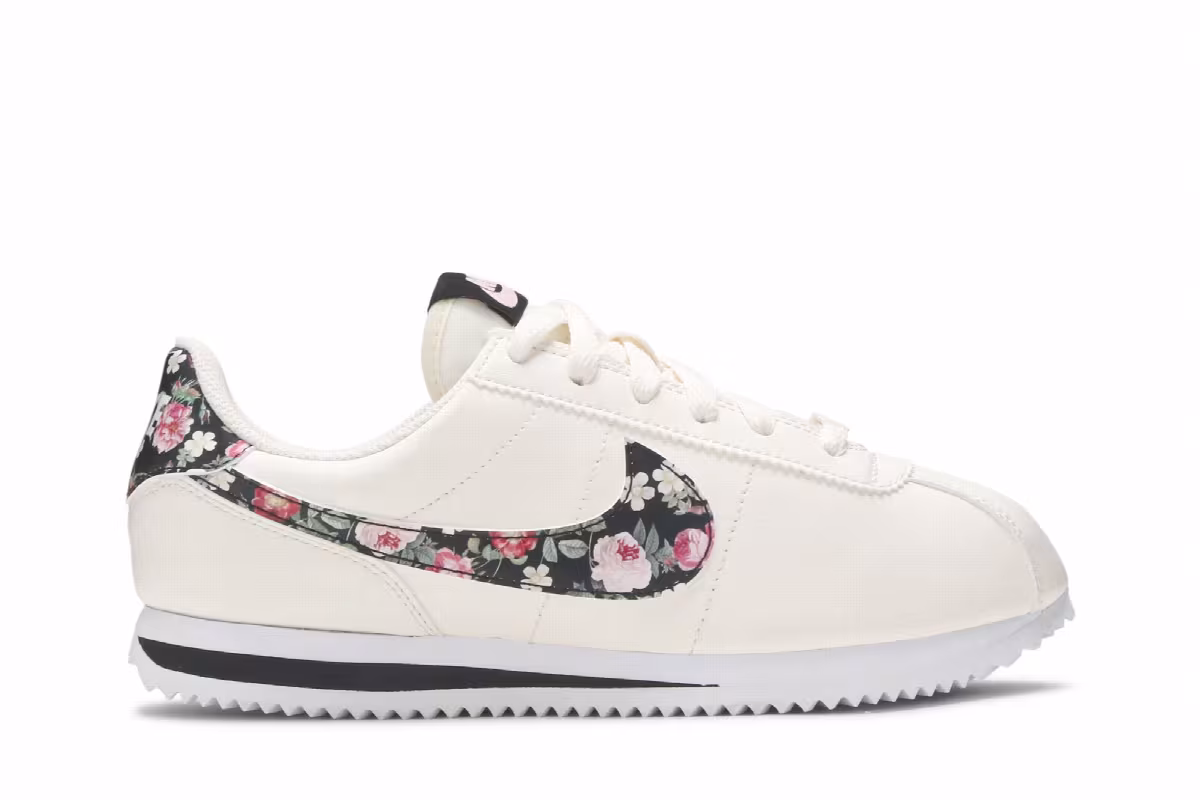 Nike Cortez Basic Vintage Floral GS Pale Ivory, view 2