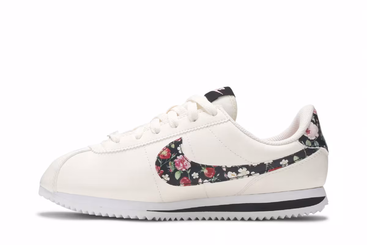 Nike Cortez Basic Vintage Floral GS Pale Ivory, view 4