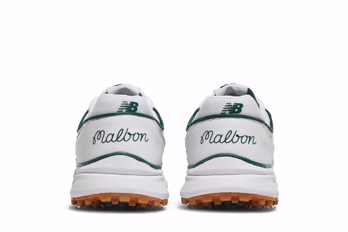 Malbon Golf x New Balance 997G White Green, view 7
