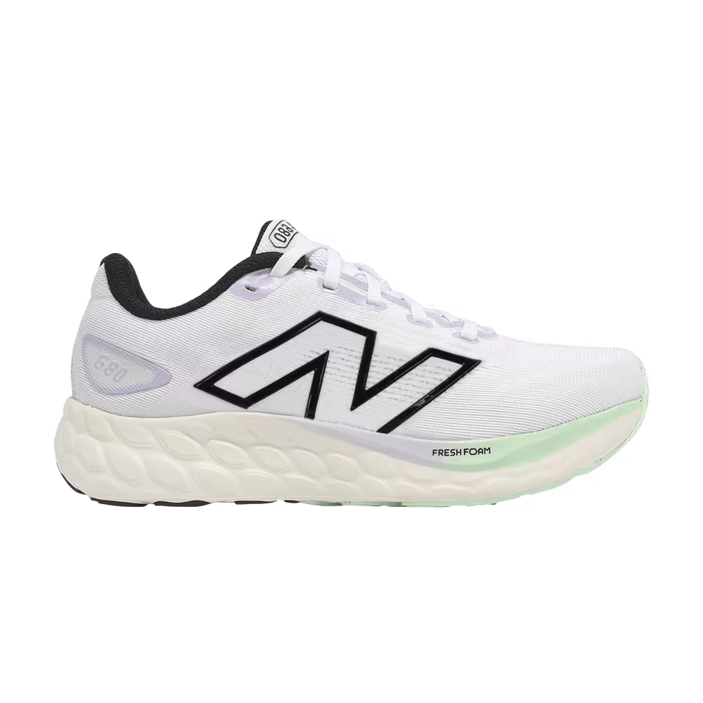 New Balance Women's Fresh Foam 680v8 Wide Purple Ivory