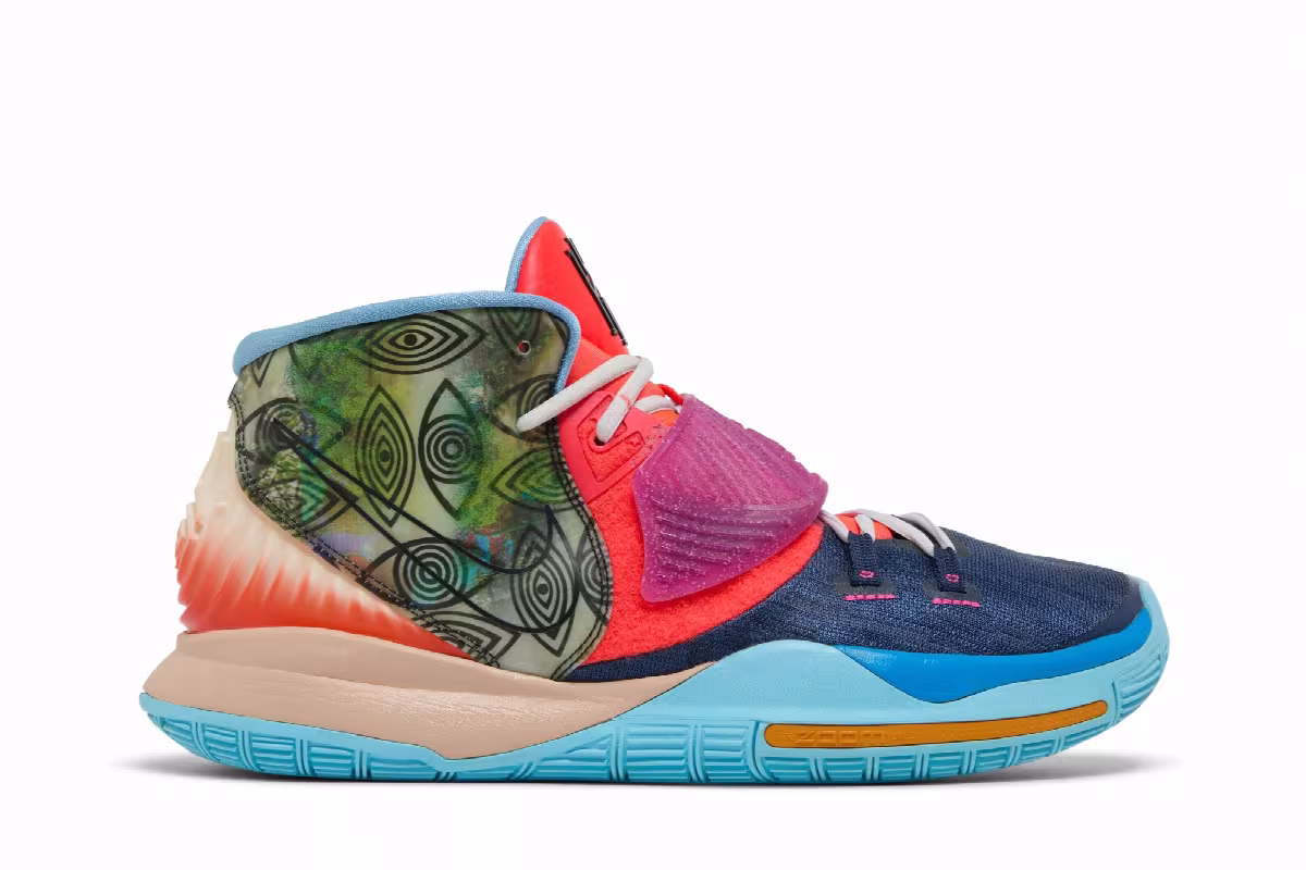 Nike Kyrie 6 Preheat Heal The World, view 2