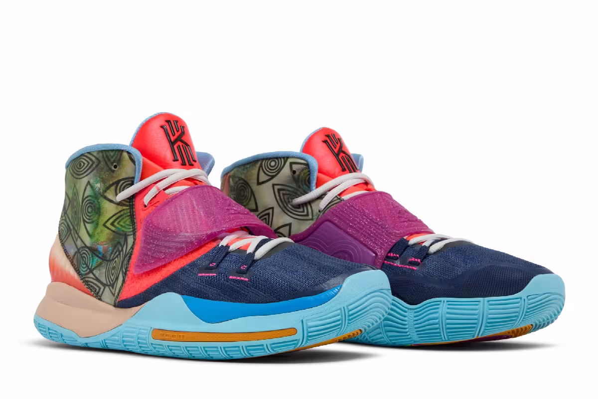 Nike Kyrie 6 Preheat Heal The World, view 9