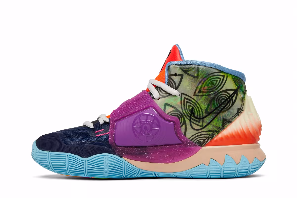 Nike Kyrie 6 Preheat GS Heal The World, view 4