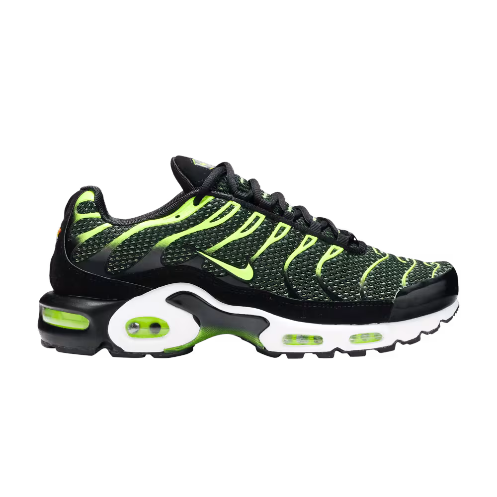 Nike Air Max Plus Black and Volt